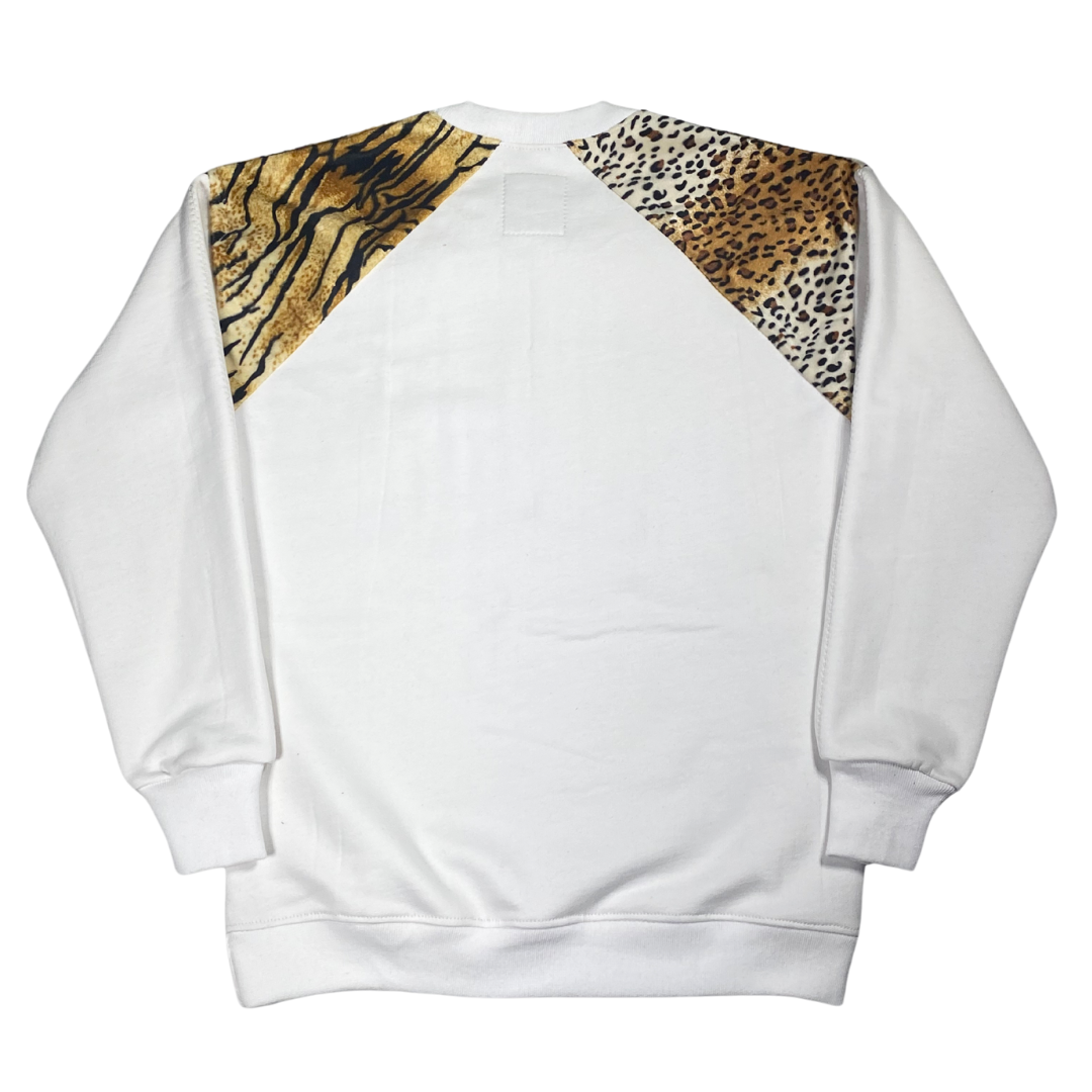 Animal Instinct 4 Sweatshirt White Tiger