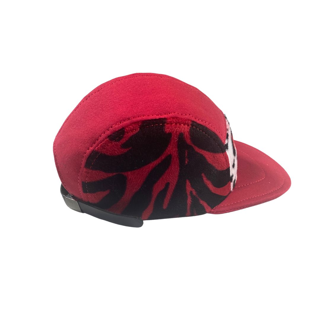 Animal Instinct 5 Hat Red Tiger side