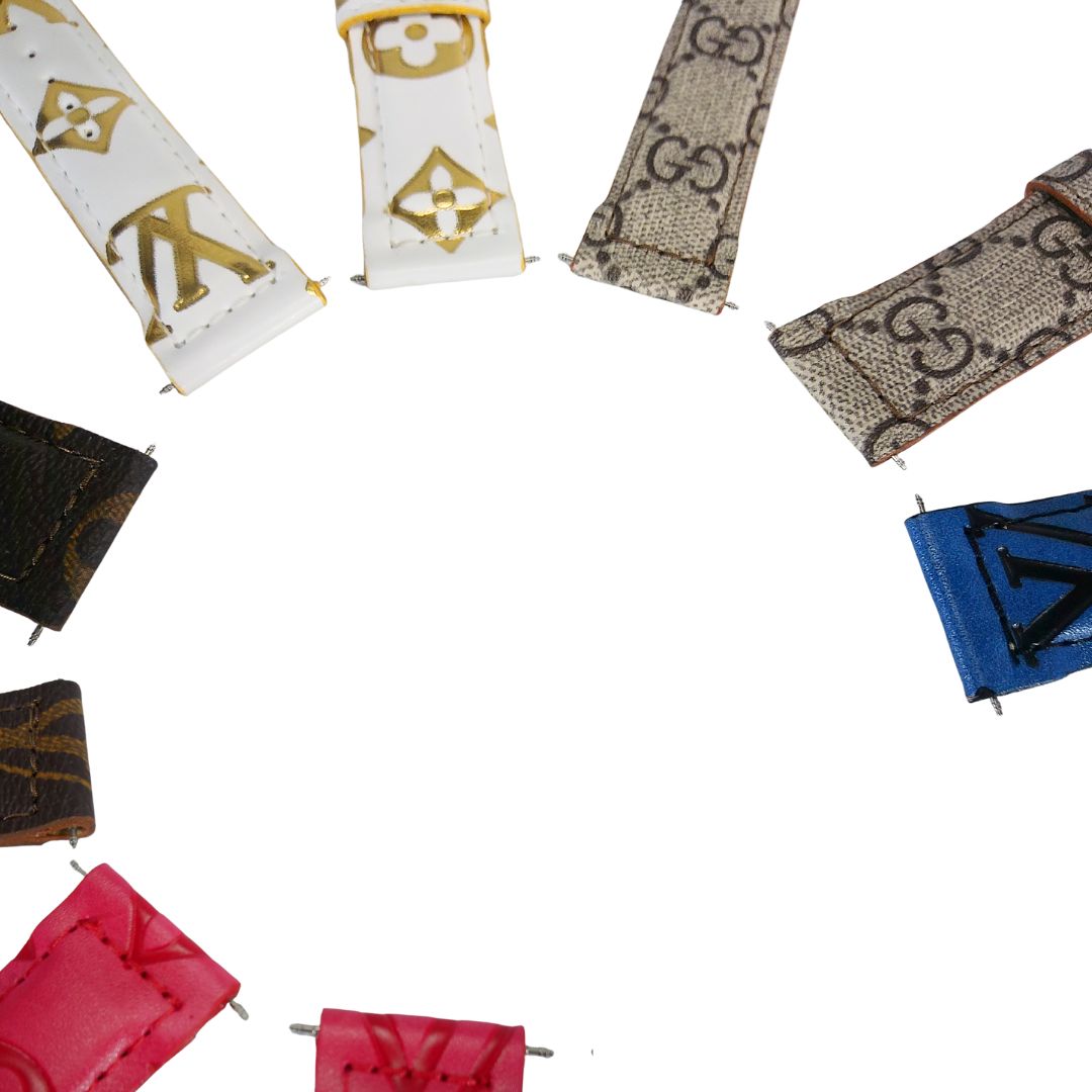 Gucci , LV apple watch bands and watch pin sizes