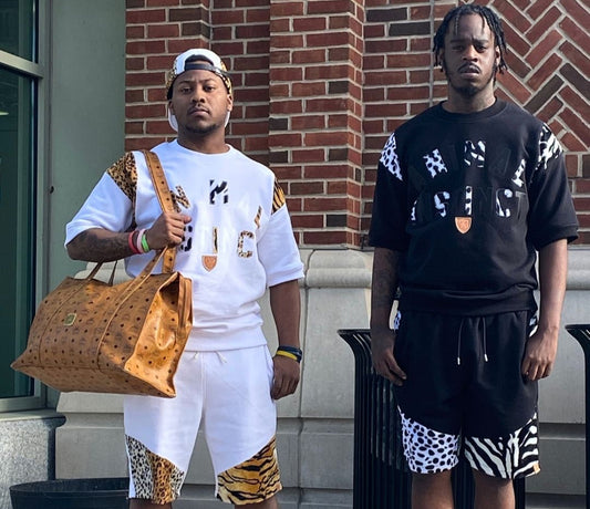 Animal Instinct Tiger & Zebra Short Set 