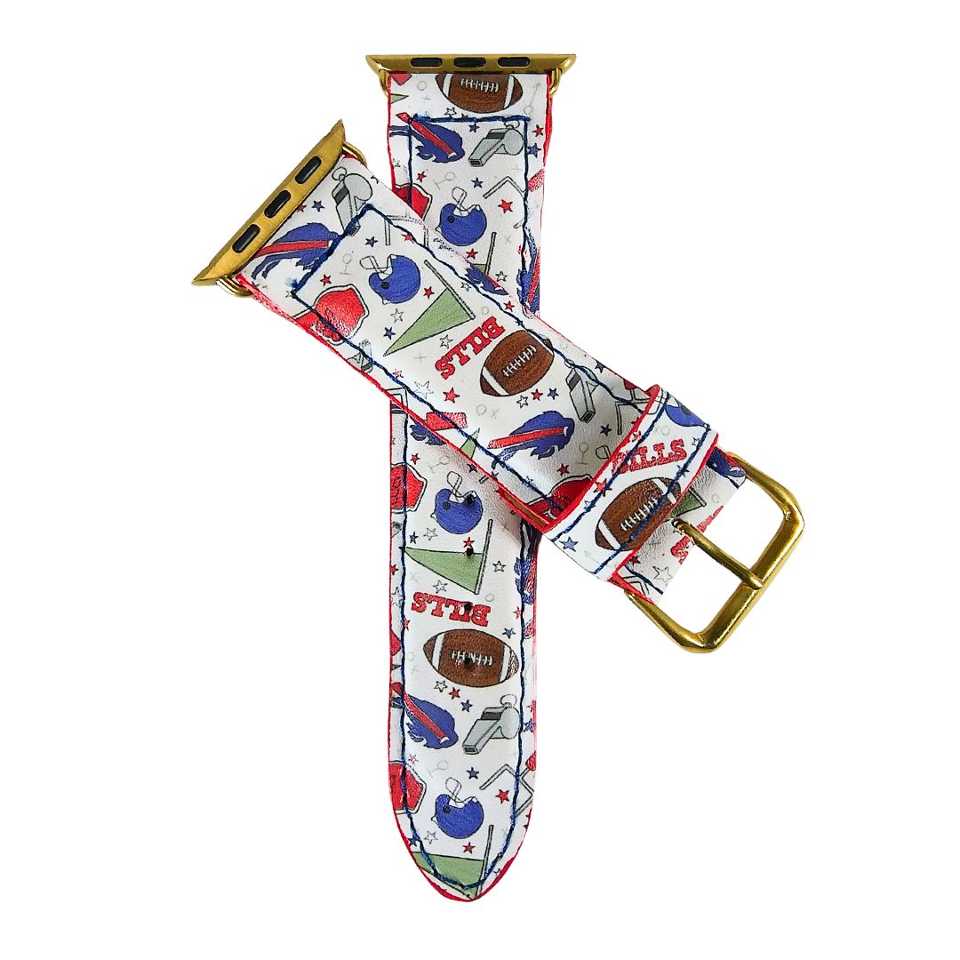 Bills Mafia Apple Watch Band 2 footballs