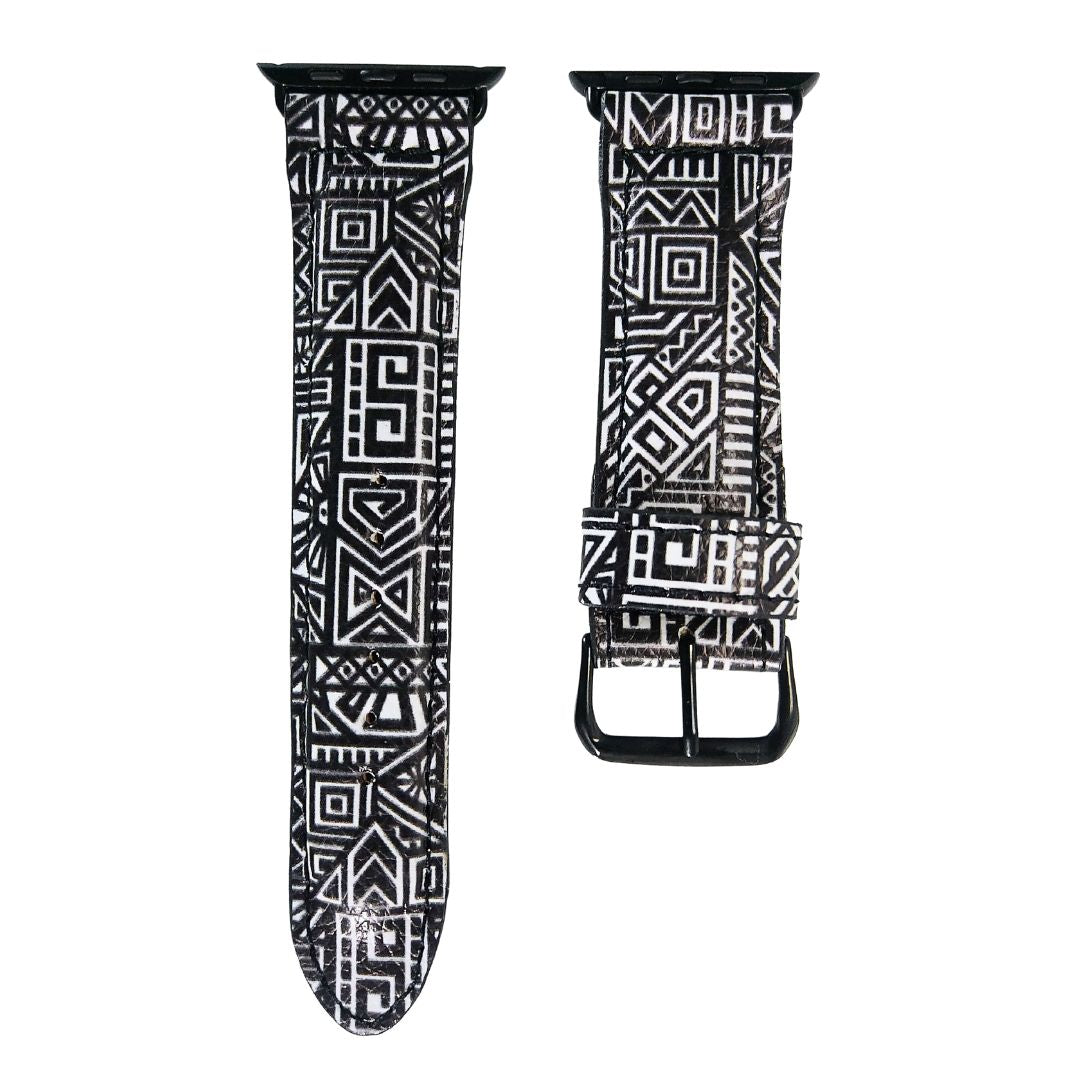 Black Hawaii Apple Watch Band