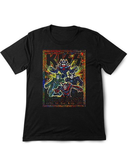 Kiss 3 Vintage Printed Tee Shirt