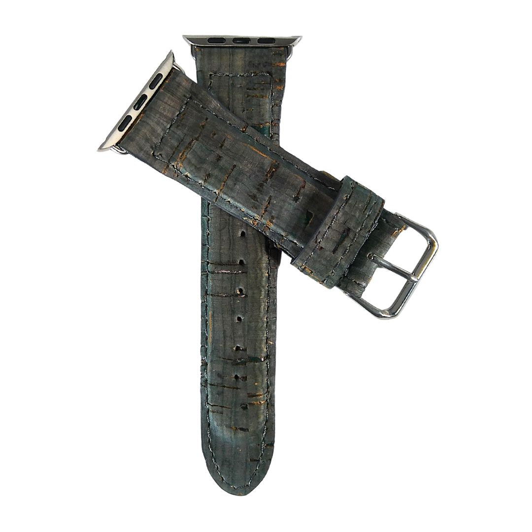 Lite Charcoal Cork Apple Watch Band 2