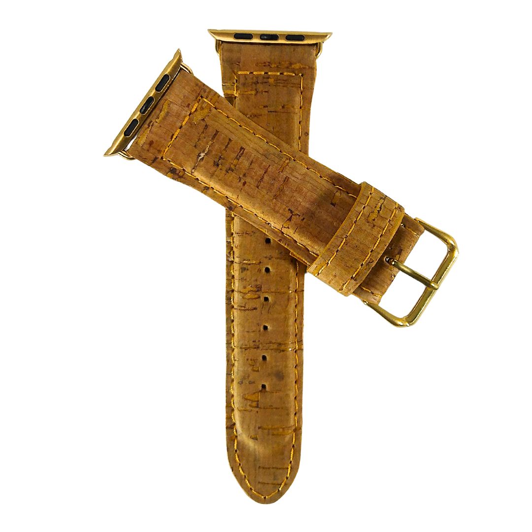 Mustard Yellow Cork Apple Watch Band 1