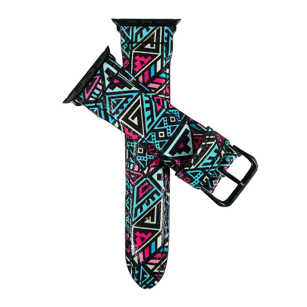 Aztec Rainbow Apple Watch Band