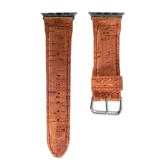 Rusty Orange Cork Apple Watch Band 