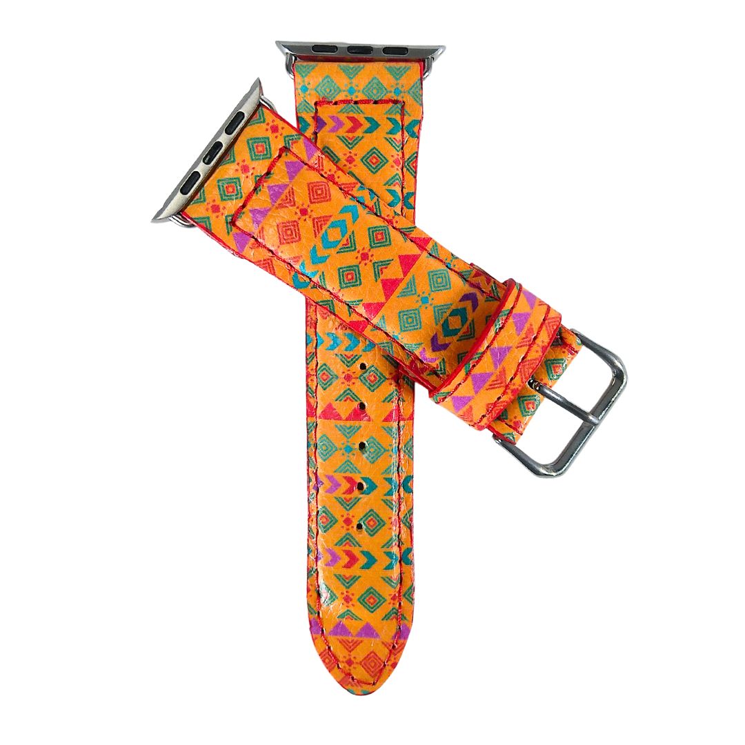 Tacos & Beer Apple Watch Band red green 