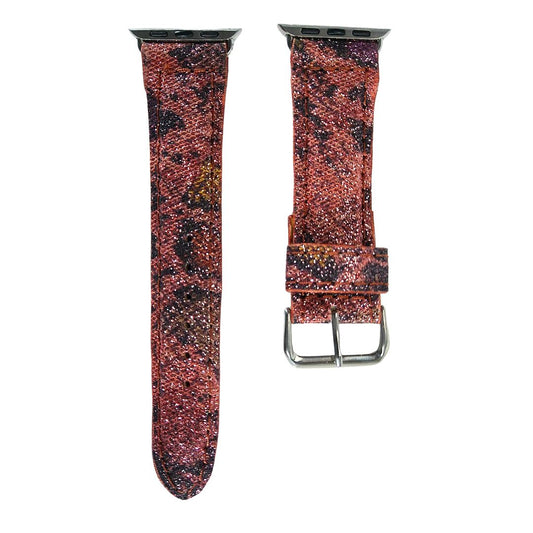Wine Snake Apple Watch Band Glitter black